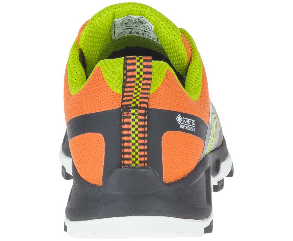 Merrell Hiking Shoes Black/Orange - MQM Flex 2 GORE-TEX® - Mens 47AILZXTV